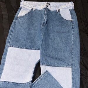 Rue21 Light and Dark Blue Denim Jeans